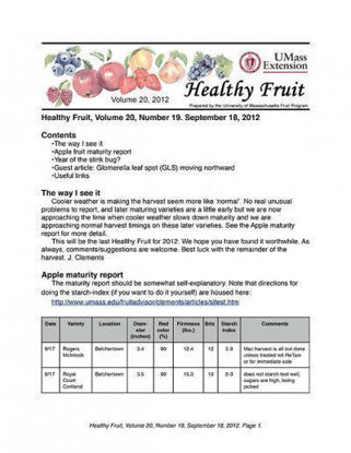 Picture of Healthy Fruit Electronic Subscription