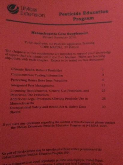 Picture of Massachusetts Core Supplent (revised 2014) Also available as a free online document: Copy and paste: https://www.umass.edu/agriculture-food-environment/services/pesticide-education/massachusetts-core-supplement