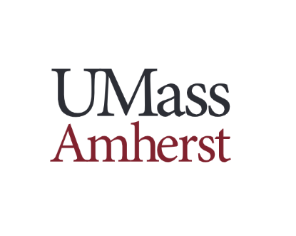 Image of logo stating "UMass Amherst"